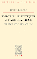 Théories sémiotiques à l'âge classique